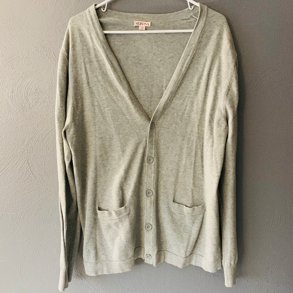 Merona Men's Cardigan Size L